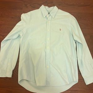 Light Blue Ralph Lauren Casual Shirt Size Large